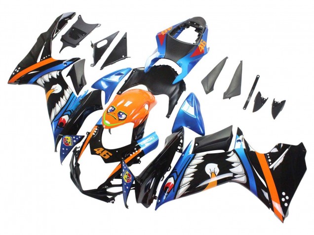 Discount 2011-2024 Light Blue Orange Black White Shark 46 Suzuki GSXR 600 / GSXR 750 Motorcycle Fairings Canada