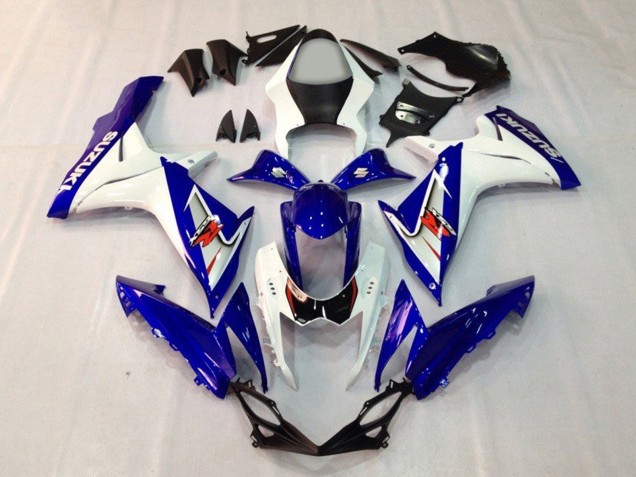 Discount 2011-2024 Blue White Suzuki GSXR 600 / GSXR 750 Motorcycle Fairings Canada