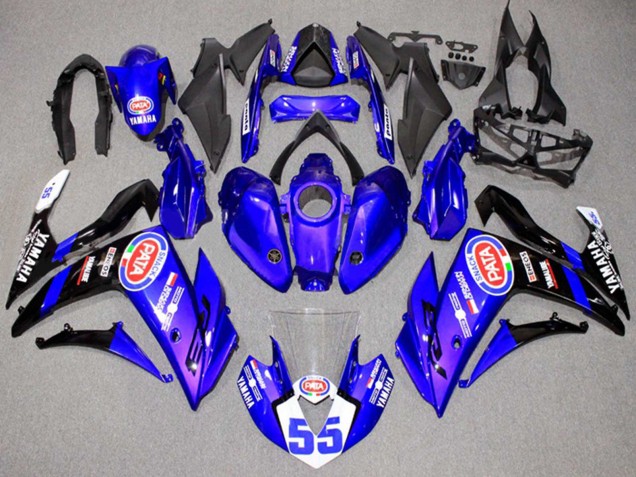 Discount 2015-2018 Blue White Black ENEOS 55 Yamaha YZF R3/R25 Motorcycle Fairings Canada