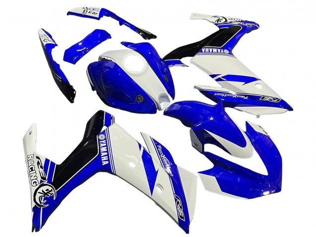 Discount 2015-2018 White Blue Black Racing Yamaha YZF R3/R25 Motorcycle Fairings Canada