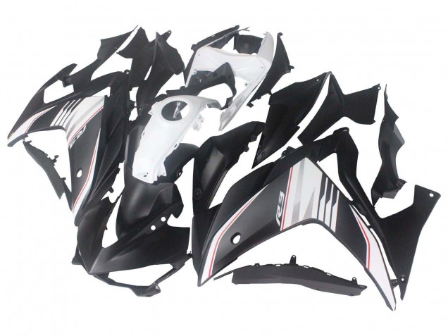 Discount 2015-2018 White Red Matte Black Yamaha YZF R3/R25 Motorcycle Fairing Canada