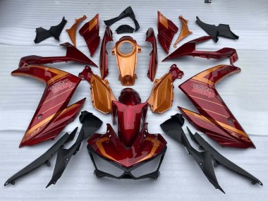 Discount 2015-2018 Red Orange Yamaha YZF R3/R25 Motorcycle Fairings Canada