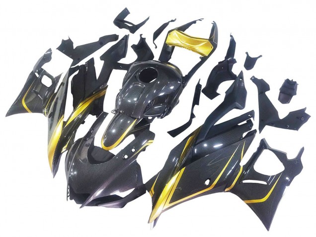 Discount 2019-2021 Glod Black Carbon Fiber Yamaha YZF R3/R25 Motorcycle Fairings Canada