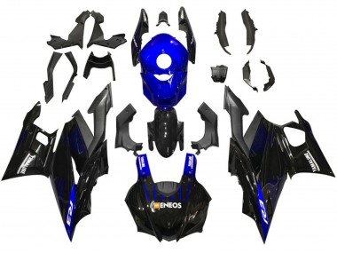 Discount 2019-2021 Blue Black Carbon Fiber ENEOS Yamalube Yamaha YZF R3/R25 Motorcycle Fairings Canada