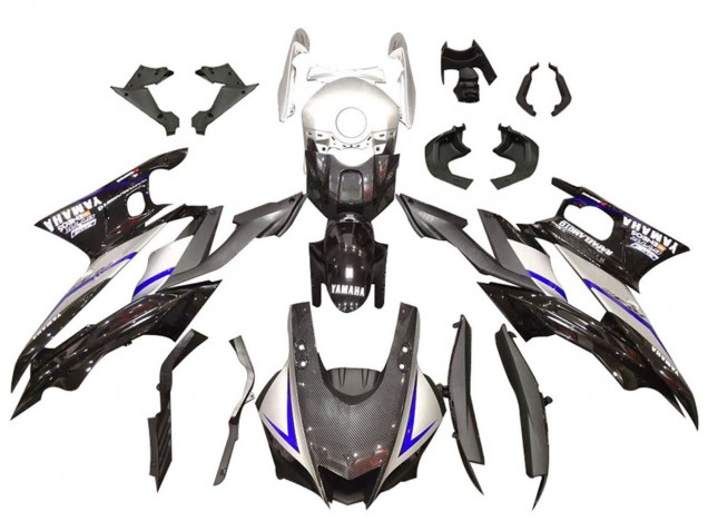 Discount 2019-2021 Silver Glossy Black Carbon Fiber Style Yamaha YZF R3/R25 Motorcycle Fairings Canada