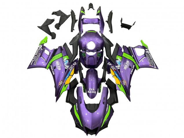 Discount 2019-2021 Purple Green White EVA Racing Yamaha YZF R3/R25 Motorcycle Fairings Canada