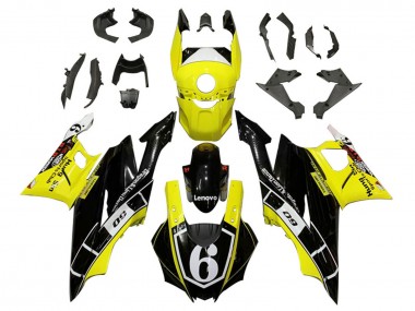 Discount 2019-2021 Yellow White Glossy Black Lenovo 6 Yamaha YZF R3/R25 Motorcycle Fairings Canada