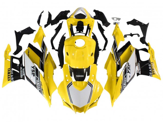 Discount 2019-2021 Yellow White Black Stripe Yamaha YZF R3/R25 Motorcycle Fairings Canada