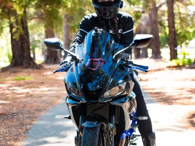 Discount 2022-2024 Blue Glossy Black Yamaha YZF R3/R25 Motorcycle Fairings Canada