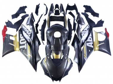 Discount 2022-2024 Black Carbon Fiber Style Gold Red ABBOT Yamaha YZF R3/R25 Motorcycle Fairings Canada