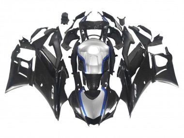 Discount 2022-2024 Black Carbon Fiber Style Silver Blue Yamaha YZF R3/R25 Motorcycle Fairings Canada