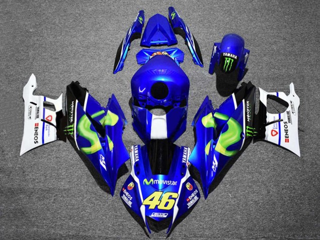 Discount 2022-2024 Blue White Black Green Monster MoviStar Yamalube ENEOS 46 Yamaha YZF R3/R25 Motorcycle Fairings Canada