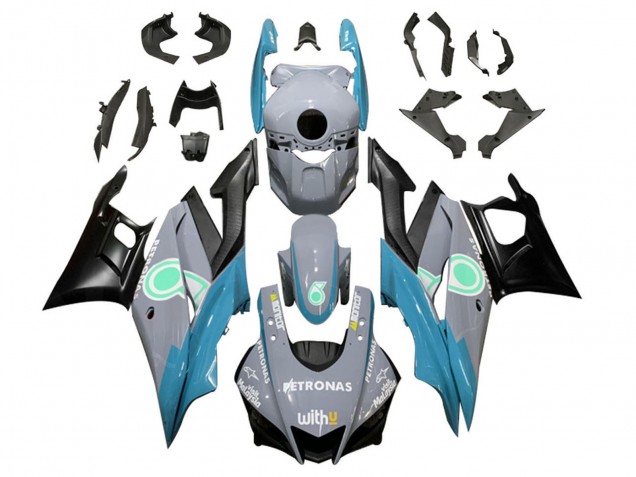 Discount 2022-2024 Nardo Grey Blue Green Black Petronas Yamaha YZF R3/R25 Motorcycle Fairings Canada