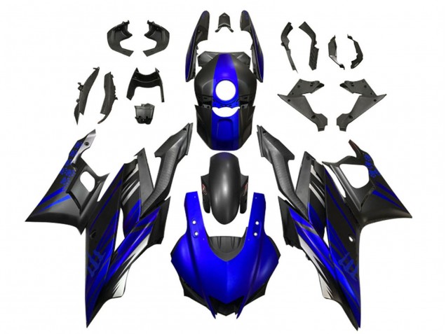 Discount 2022-2024 Blue Matte Black Yamaha YZF R3/R25 Motorcycle Fairings Canada