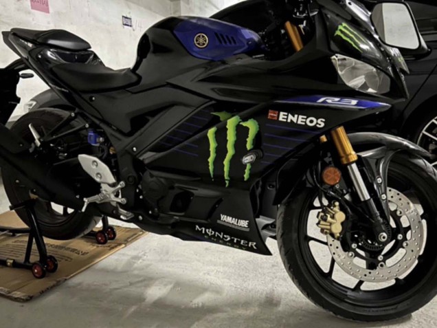 Discount 2022-2024 Blue Black Green Monster Yamalube ENEOS Yamaha YZF R3/R25 Motorcycle Fairings Canada