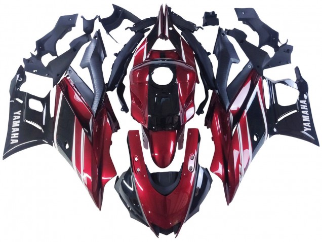 Discount 2022-2024 Red White Glossy Black Yamaha YZF R3/R25 Motorcycle Fairing Canada