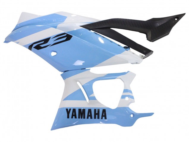 Discount 2022-2024 White Light Blue Yamaha YZF R3/R25 Motorcycle Fairings Canada
