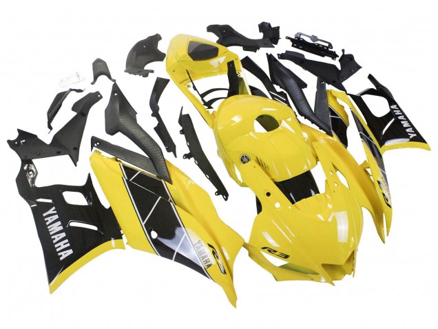 Discount 2022-2024 Yellow Black Yamaha YZF R3/R25 Motorcycle Fairing Canada