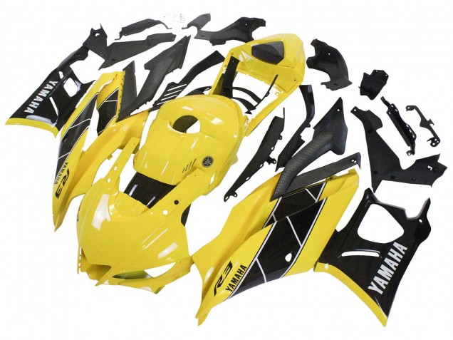 Discount 2022-2024 Yellow Black Yamaha YZF R3/R25 Motorcycle Fairing Canada
