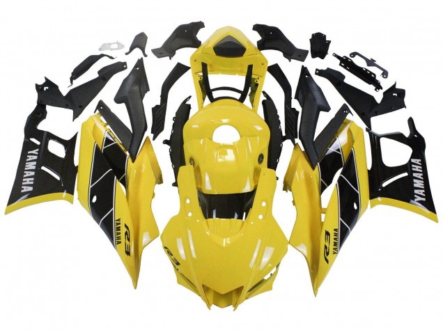 Discount 2022-2024 Yellow Black Yamaha YZF R3/R25 Motorcycle Fairing Canada