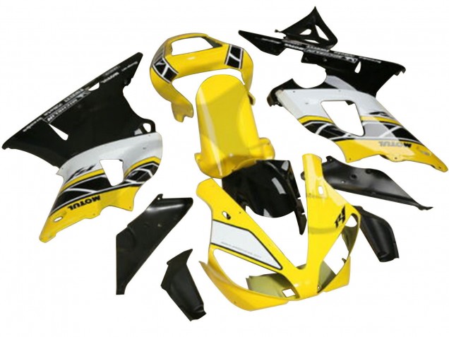 Discount 2022-2024 Yellow White Black Motul Yamaha YZF R3/R25 Motorcycle Fairings Canada