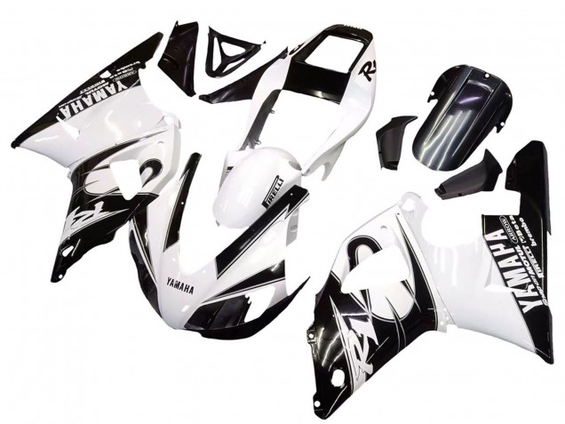 Discount 1998-1999 White Glossy Black Yamaha YZF 1000 R1 Motorcycle Fairings Canada