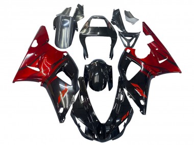 Discount 1998-1999 Glossy Black Red Yamaha YZF 1000 R1 Motorcycle Fairings Canada