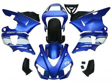 Discount 1998-1999 Blue White Glossy Black Yamaha YZF 1000 R1 Motorcycle Fairings Canada