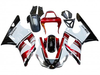 Discount 2000-2001 Red White Glossy Black Yamaha YZF 1000 R1 Motorcycle Fairing Canada