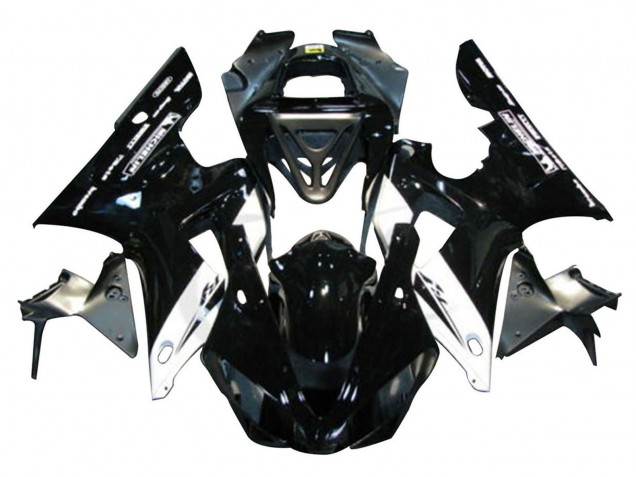 Discount 2000-2001 Glossy Black White Michelin Yamaha YZF 1000 R1 Motorcycle Fairings Canada