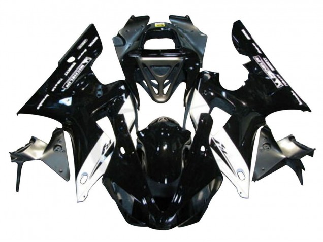 Discount 2000-2001 Glossy Black White Michelin Yamaha YZF 1000 R1 Motorcycle Fairings Canada