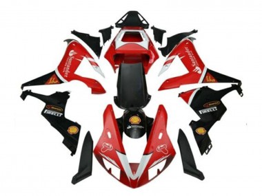 Discount 2002-2003 Red Silver Black Santander Yamaha YZF 1000 R1 Motorcycle Fairings Canada