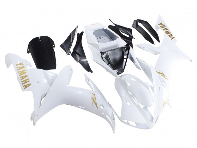 Discount 2002-2003 White Gold Decals Yamaha YZF 1000 R1 Motorcycle Fairings Canada