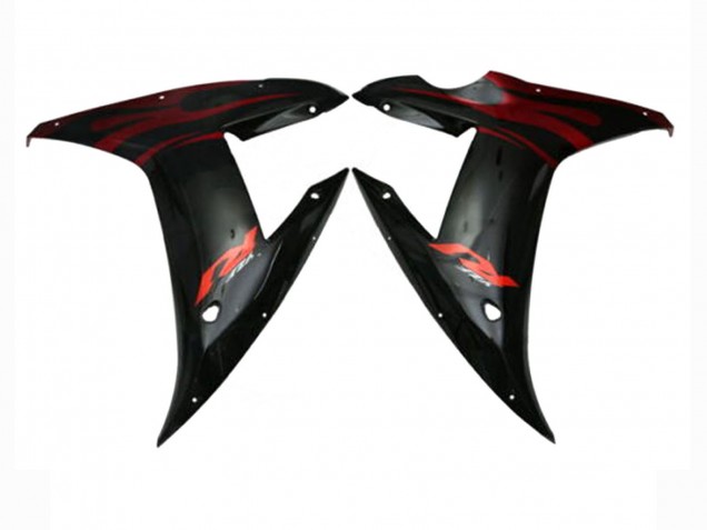 Discount 2002-2003 Red Black Flame Yamaha YZF 1000 R1 Motorcycle Fairings Canada