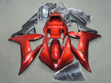 Discount 2002-2003 Red Matte Black Yamaha YZF 1000 R1 Motorcycle Fairing Canada
