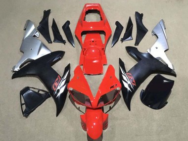 Discount 2002-2003 RedSilver Matte Black Yamaha YZF 1000 R1 Motorcycle Fairings Canada
