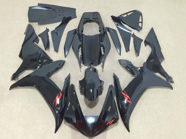 Discount 2002-2003 Glossy Black Red Yamaha YZF 1000 R1 Motorcycle Fairings Canada