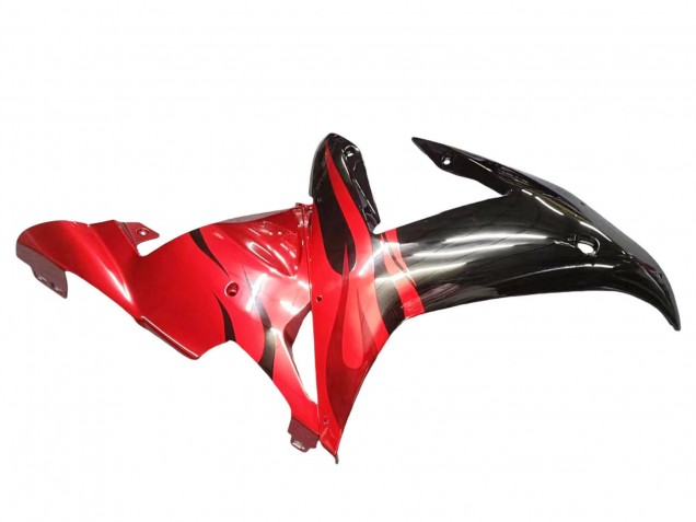 Discount 2002-2003 Glossy Black Red Flame Yamaha YZF 1000 R1 Motorcycle Fairings Canada