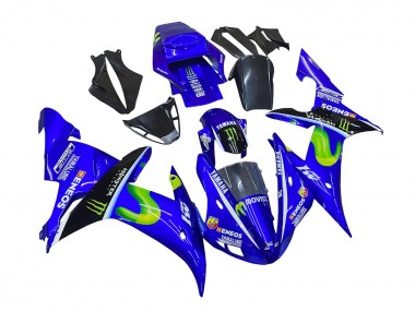 Discount 2002-2003 Blue Black Green MoviStar ENEOS Monster Yamaha YZF 1000 R1 Motorcycle Fairings Canada