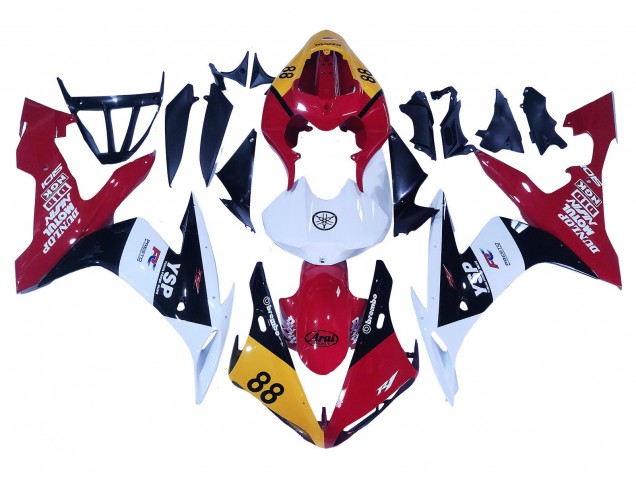 Discount 2004-2006 Yellow Red White Black YSP 88 Yamaha YZF 1000 R1 Motorcycle Fairings Canada
