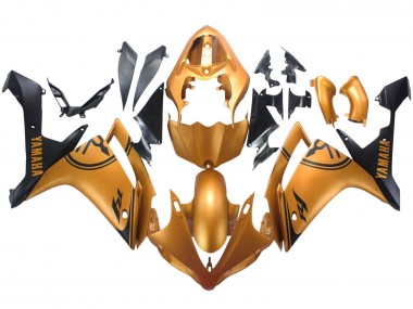 Discount 2007-2008 Gold Black Yamaha YZF 1000 R1 Motorcycle Fairings Canada
