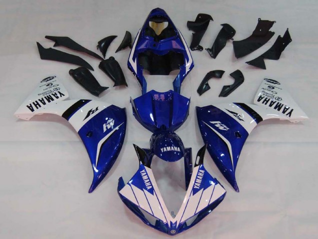 Discount 2009-2011 White Blue Black M1 Yamaha YZF 1000 R1 Motorcycle Fairings Canada