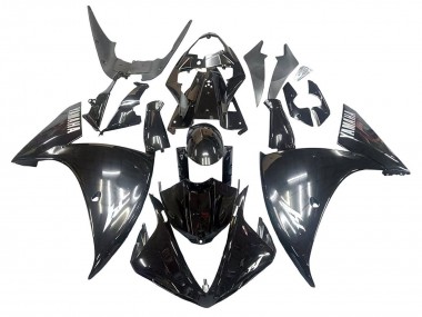 Discount 2009-2011 Glossy Black White Decal Yamaha YZF 1000 R1 Motorcycle Fairings Canada
