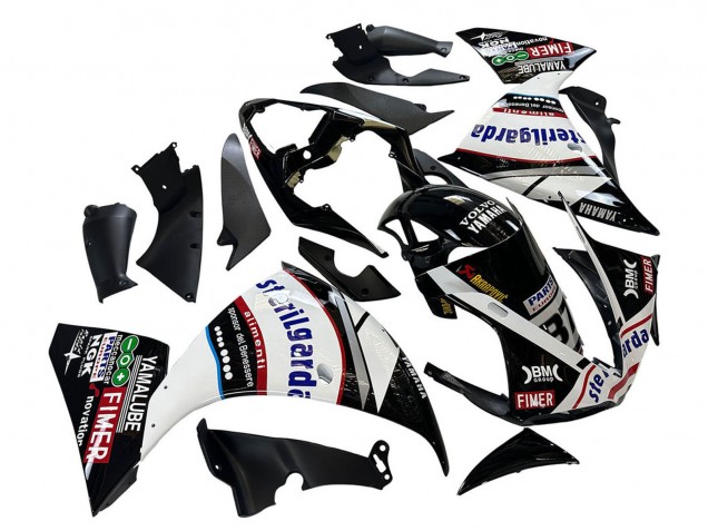 Discount 2009-2011 Glossy Black White Red Volvo Fimer Yamalube 87 Yamaha YZF 1000 R1 Motorcycle Fairings Canada