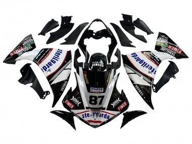 Discount 2009-2011 Glossy Black White Red Volvo Fimer Yamalube 87 Yamaha YZF 1000 R1 Motorcycle Fairings Canada