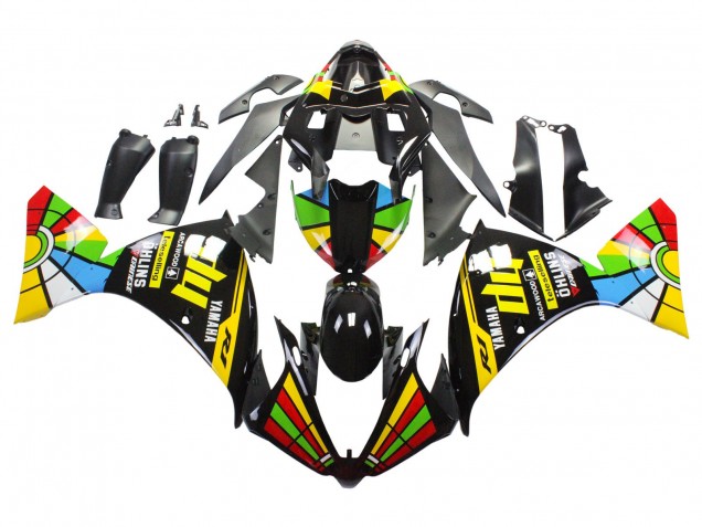 Discount 2012-2014 Glossy Black Yellow Green Blue Red Color Wheel Yamaha YZF 1000 R1 Motorcycle Fairings Canada