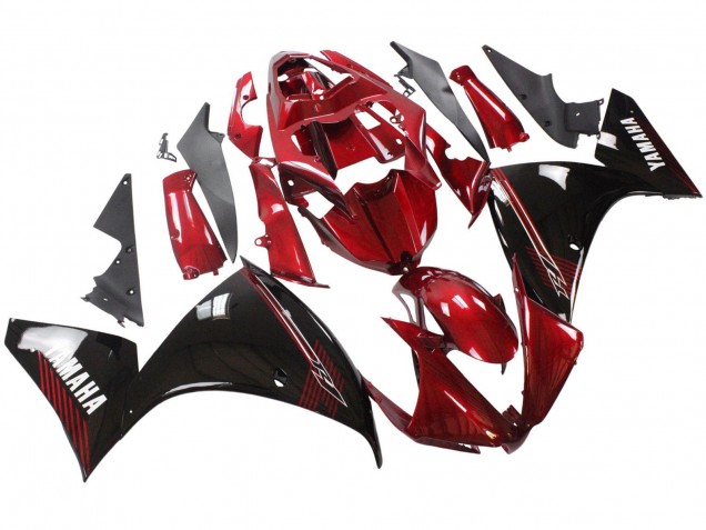 Discount 2012-2014 Red Glossy Black Yamaha YZF 1000 R1 Motorcycle Fairings Canada