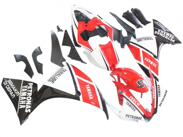 Discount 2012-2014 White Red Glossy Black Petronas Yamaha YZF 1000 R1 Motorcycle Fairings Canada