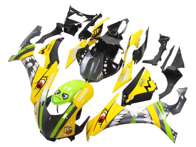 Discount 2015-2019 Yellow Green Shark Yamaha YZF 1000 R1 Motorcycle Fairings Canada