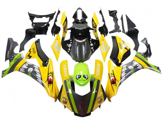 Discount 2015-2019 Yellow Green Shark Yamaha YZF 1000 R1 Motorcycle Fairings Canada
